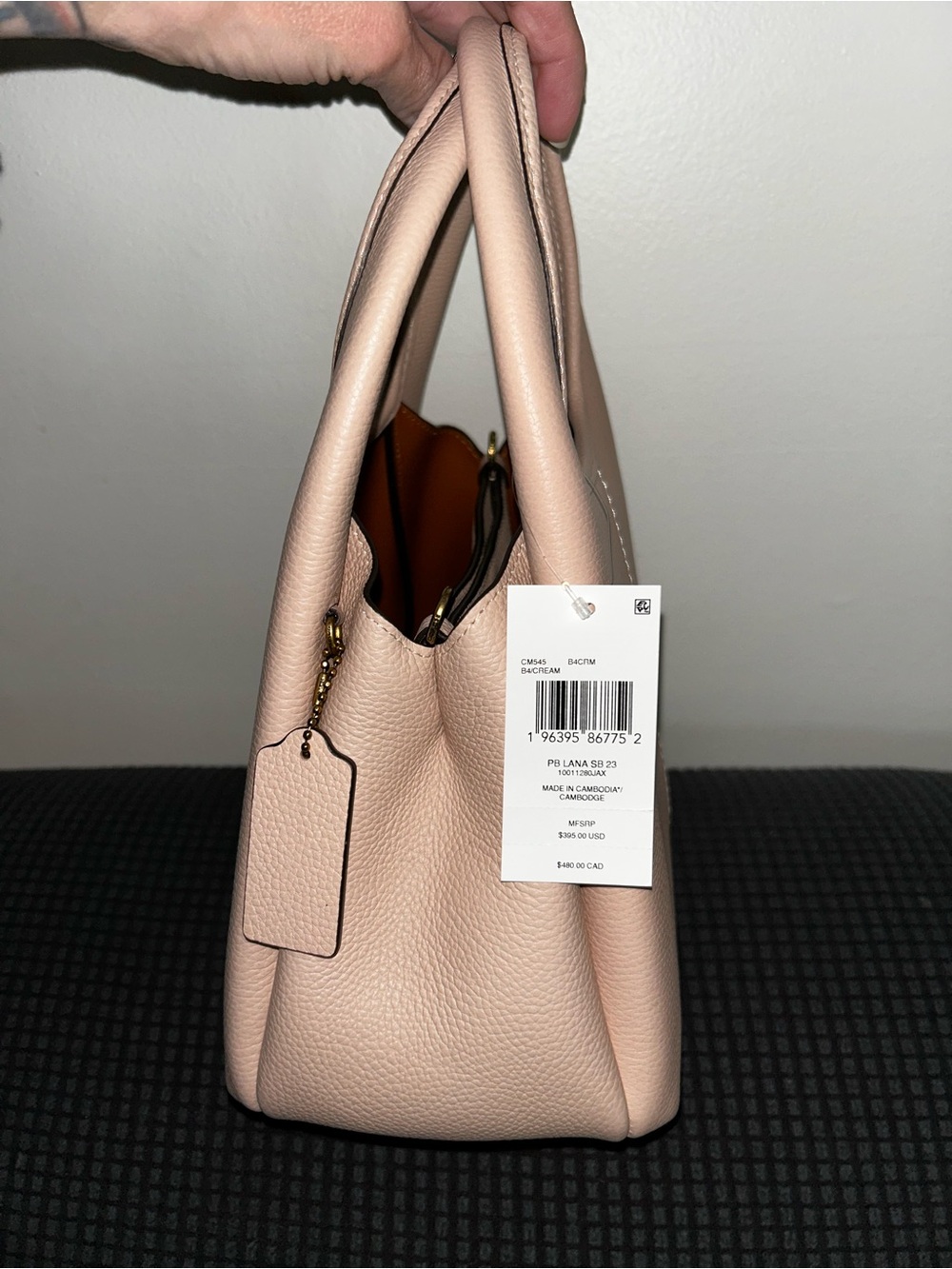 Coach Lana 23 Pebbled Leather Satchel, NWT! - Picture 4 of 14
